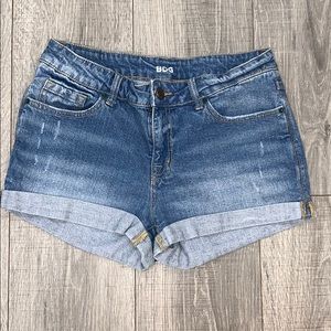 BDG Urban Outfitters Mid Rise Shortie Jean Shorts